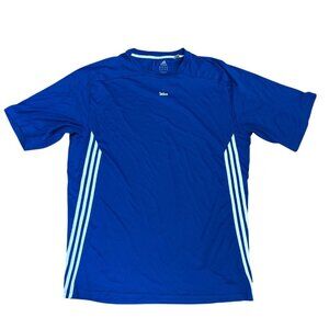 Adidas Tiro24 Jersey Shirt Mens Medium Blue White Soccer Polyester